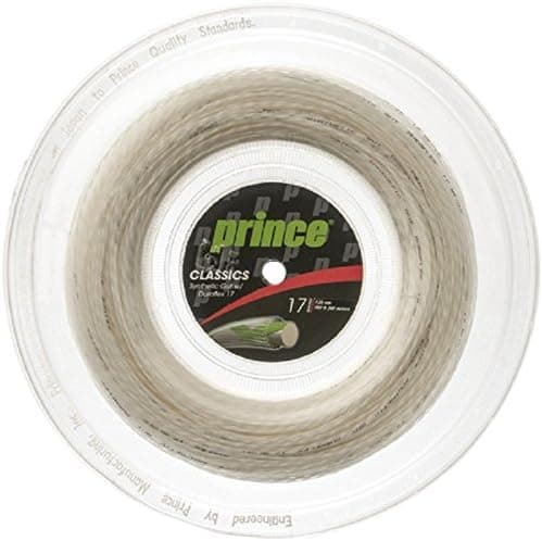 Prince Synthetic Gut with Duraflex 17g White Tennis String Reel