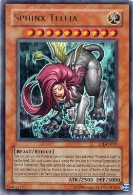 Yu-Gi-Oh! - Sphinx Teleia EP1-EN003 Promo Card GX
