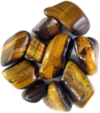 GYPSY PALACE Gold Tiger Eye Bulk Gemstone Tumbled Minerals: 1 Pound Wholesale Best Price