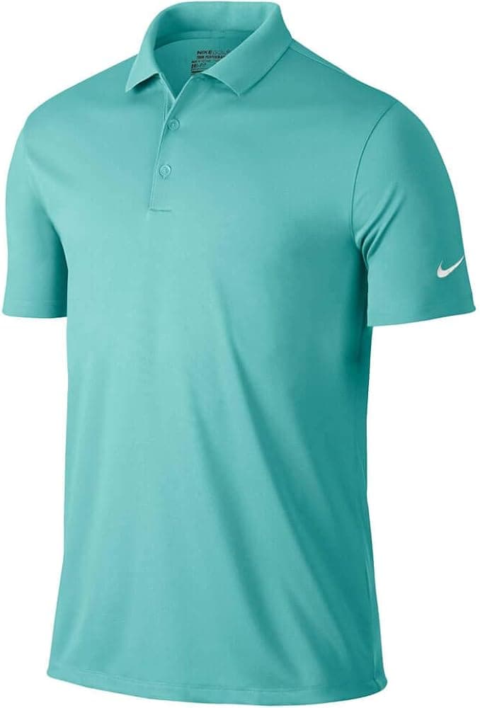 Nike Golf Victory Solid Polo (Light Aqua/White) (Medium)