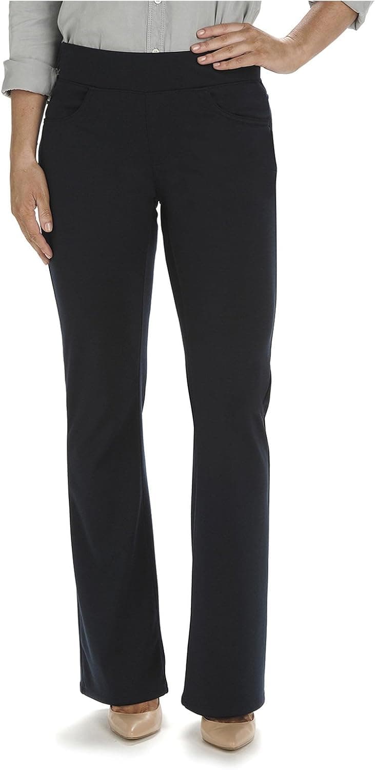 Lee Women's Natural-Fit Pull-On Elsie Knit Bootcut Pant