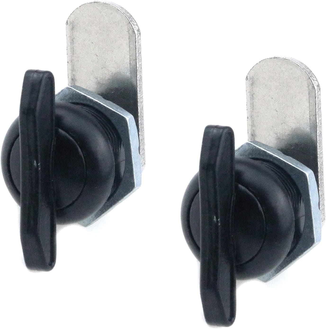 MY MIRONEY Thumb Operated Offset Cam Lock T Handle Thumb Turn Lock for Machine Cabinet Drawer Pack of 2