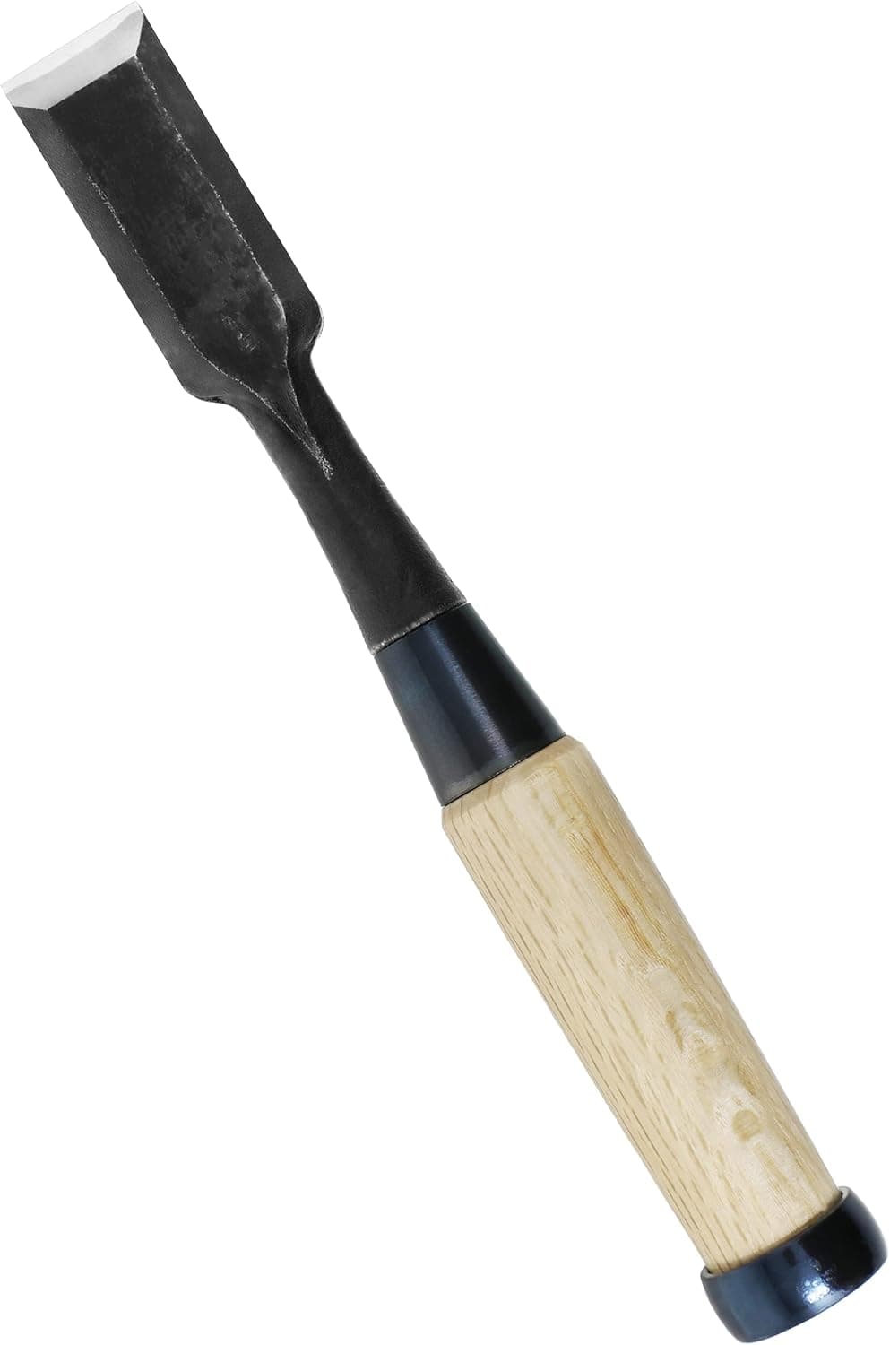 KAKURI Japanese Wood Chisel for Woodworking 1" (24mm), Made in JAPAN, Japanese Chisel Oire Nomi, Razor Sharp Japanese High Carbon Steel Blade, White Oak Wood Handle