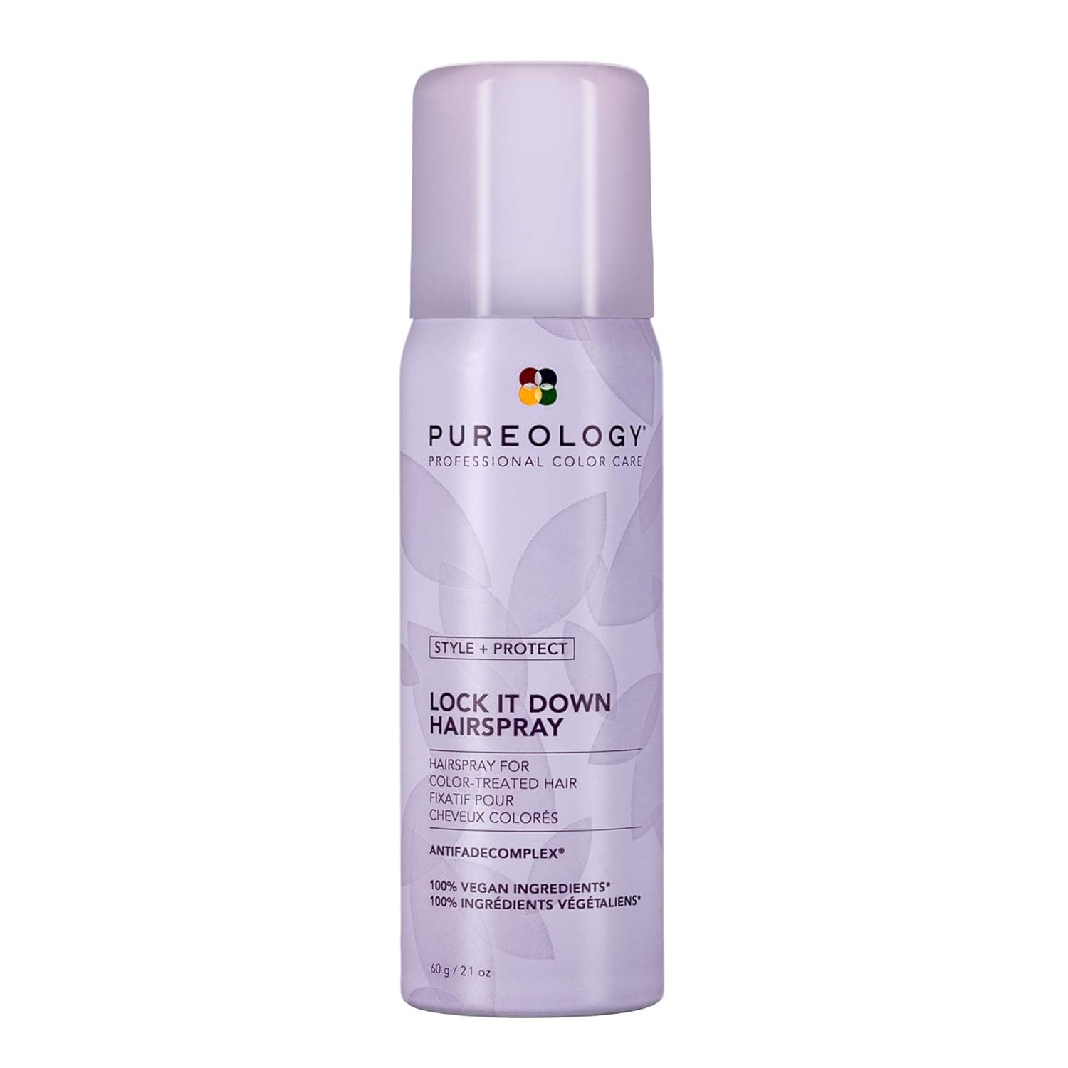 Pureology Style + Protect Lock It Down Hairspray for Color-Treated Hair, Maximum Hold