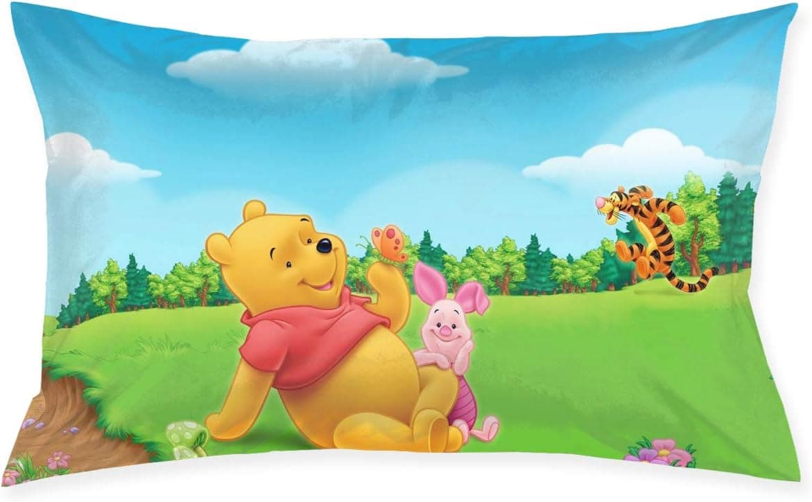 Meirdre Pillow Cases Winnie The Pooh with Friends Standard Pillow Covers 20"x 30"
