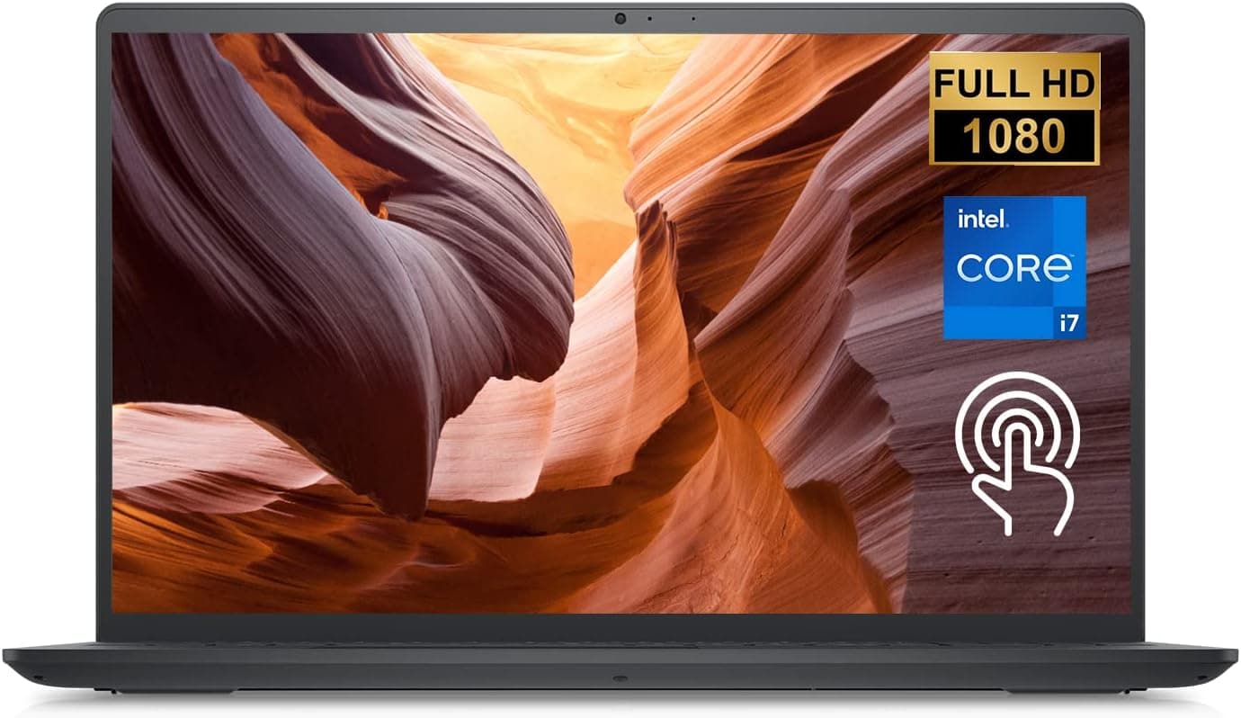 Dell Newest Inspiron 15 3511 Laptop, 15.6" FHD Touchscreen, Intel Core i7-1165G7 Processor, 64GB DDR4 RAM, 2TB PCIe SSD, Webcam, HDMI, Bluetooth, Wi-Fi, Windows 11 Home, Black