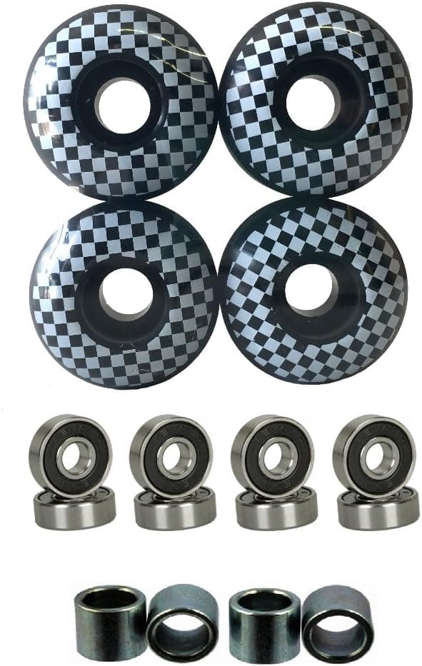 Everland 52mm Wheels w/Bearings & Spacers