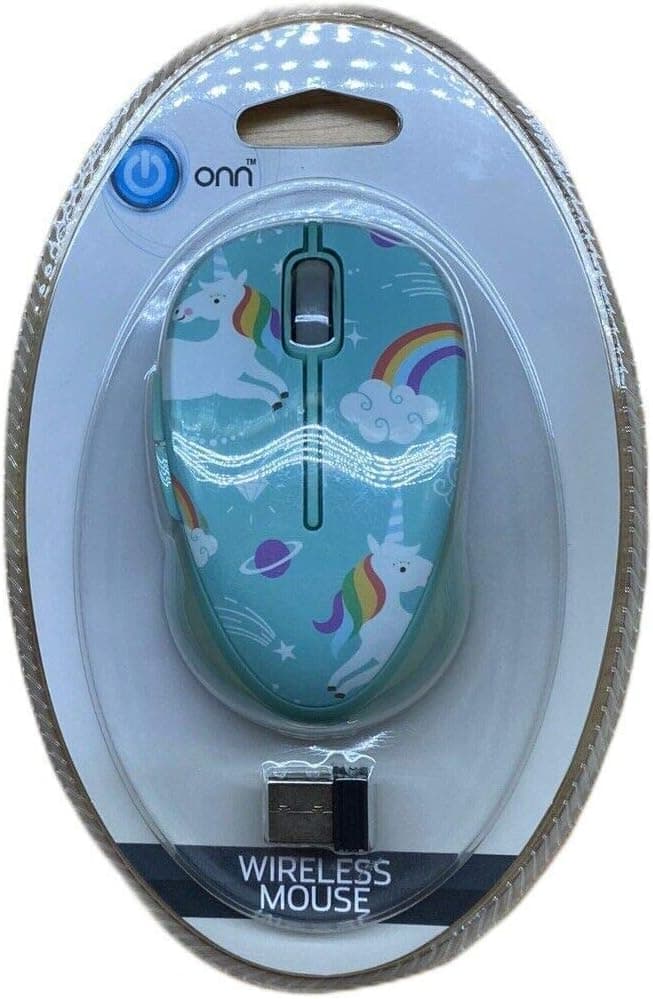 Wireless Mouse - Blue Unicorns