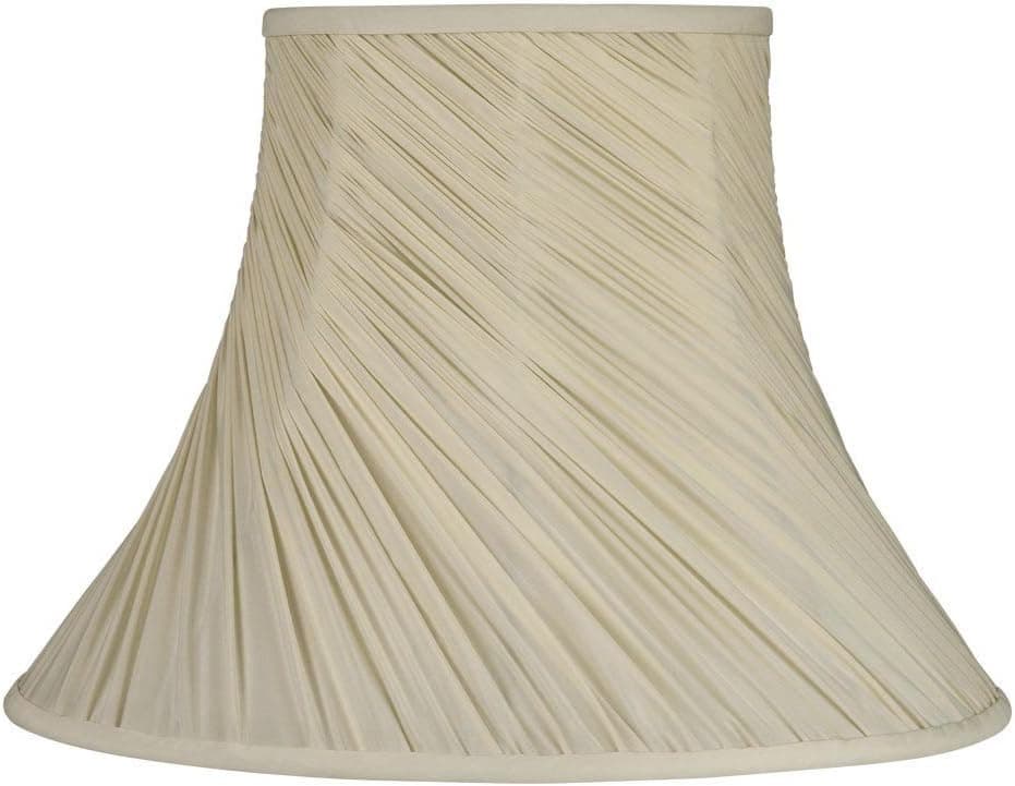 Laura Ashley SFW617 Classic 17.5-Inch Bell Shade, Cream