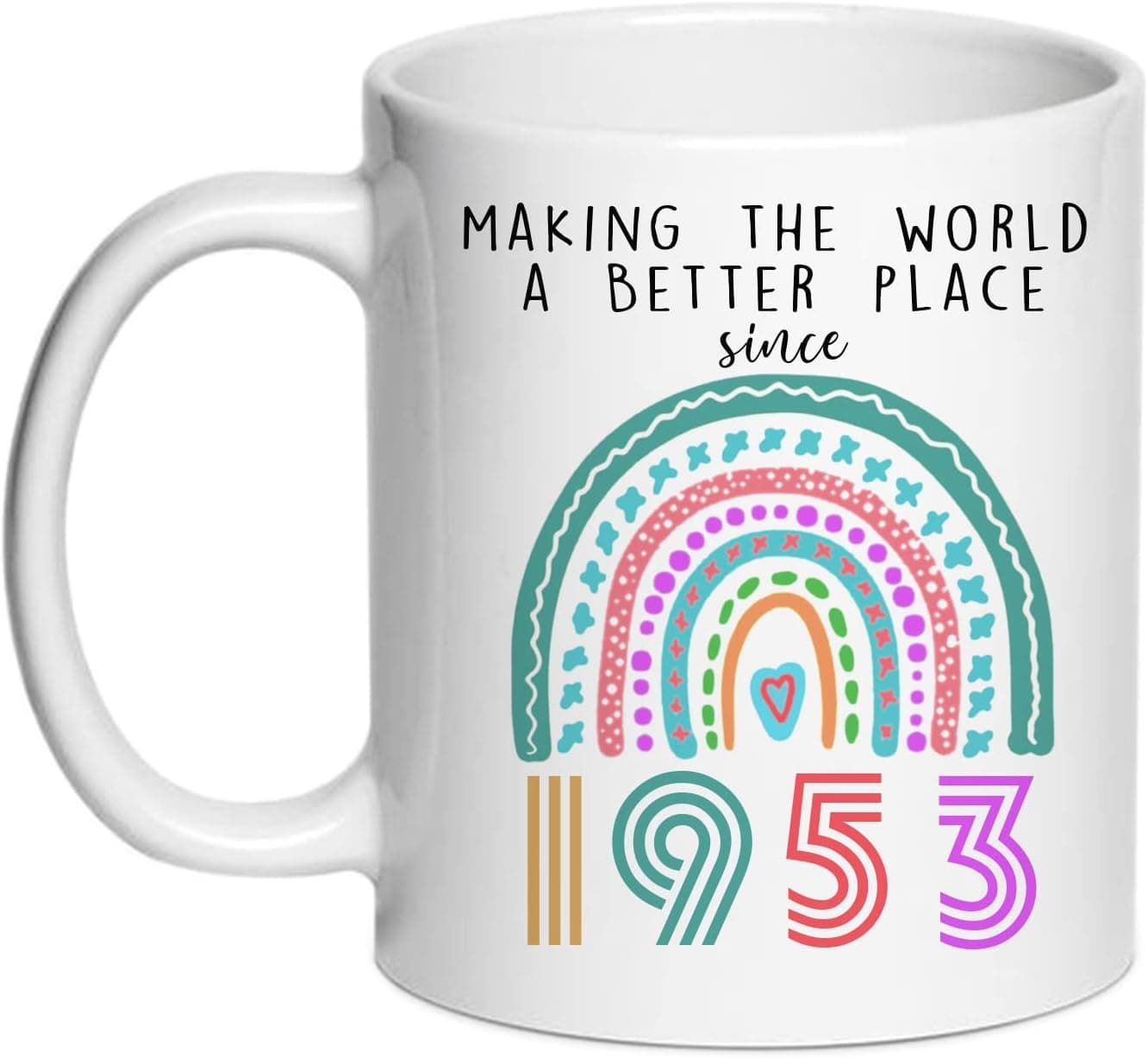 70th Birthday Gifts Women Coffee Mugs - 1953 Birthday Gifts For Women, 70 Year Old Birthday Gifts For Women, 70th Birthday Gift Ideas, 70 Birthday Gifts For Women Cups, Novelty Seventy Mug 11 oz (70)