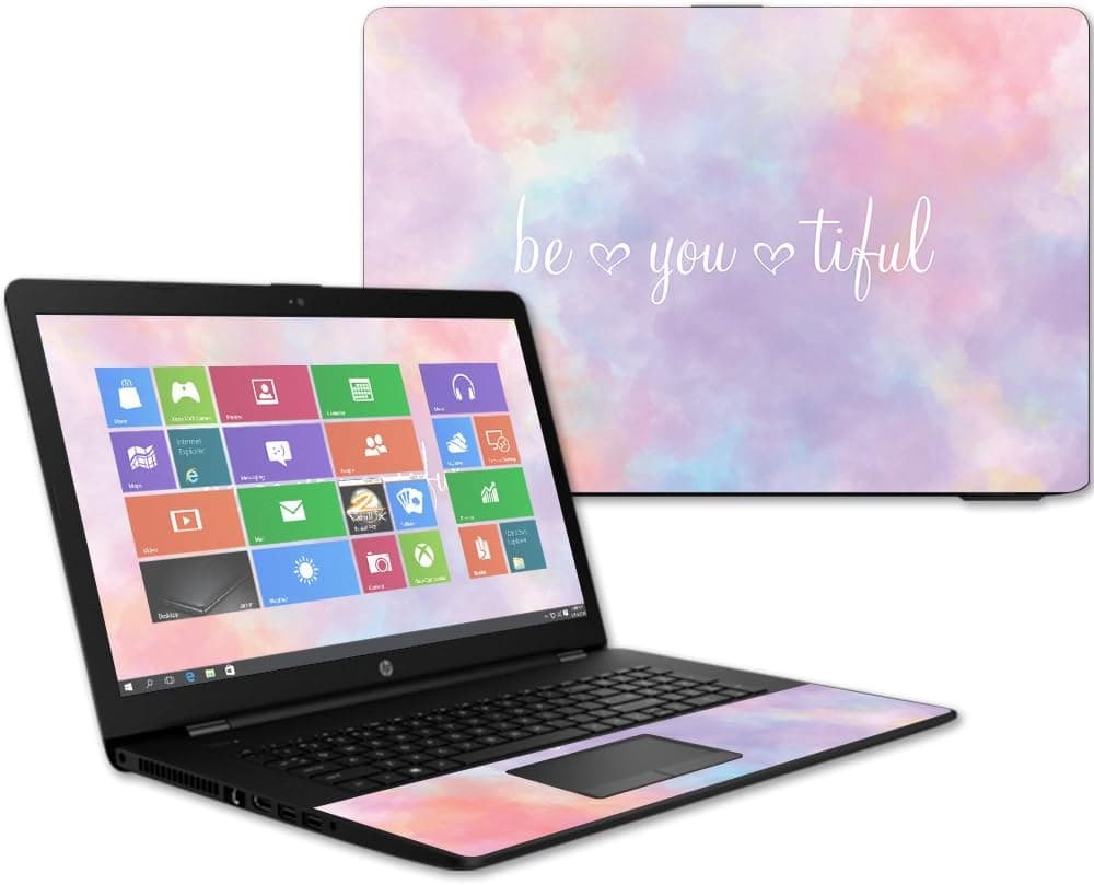 Mightyskins Skin Compatible with Hp 17t Laptop 17.3" (2017) - BeYouTiful | Protective, Durable, and Unique Vinyl Decal Wrap Cover | Easy to Apply, Remove, and Change Styles | Made in The USA