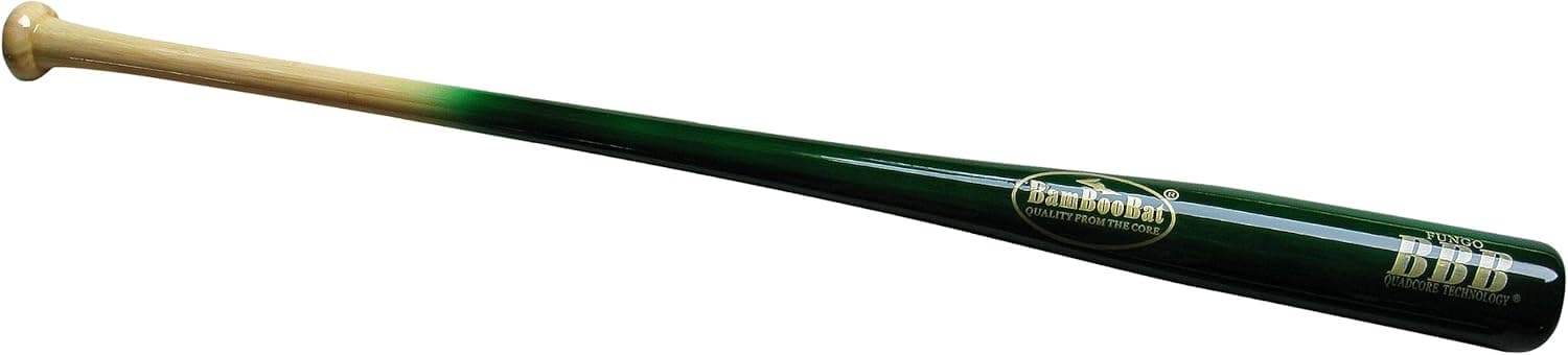 Pinnacle Sports Fungo BamBooBat (Natural Handle/Kelly Barrel, 37-Inch)