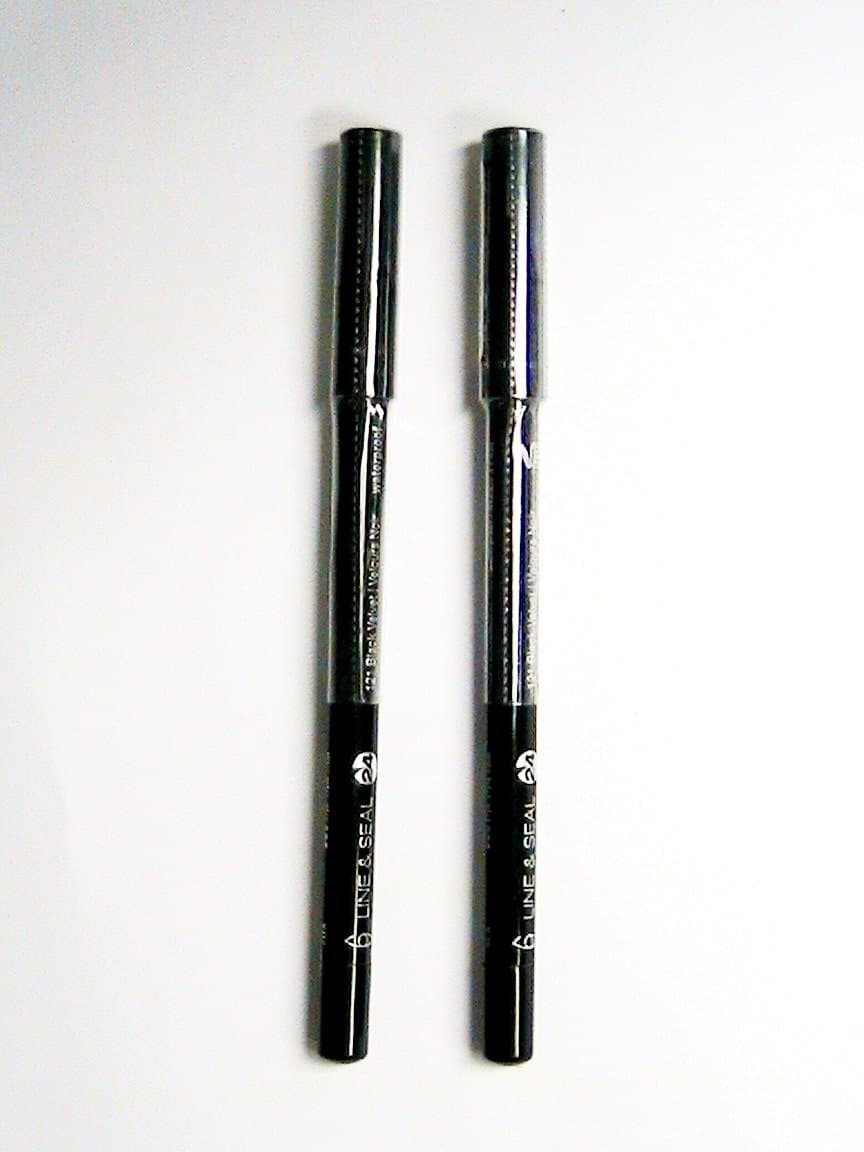 (2 Pack) Styli Style Cosmetics Line & Seal 24 Eyeliner, 121 Black Velvet - 0.04 oz (1.10 g)