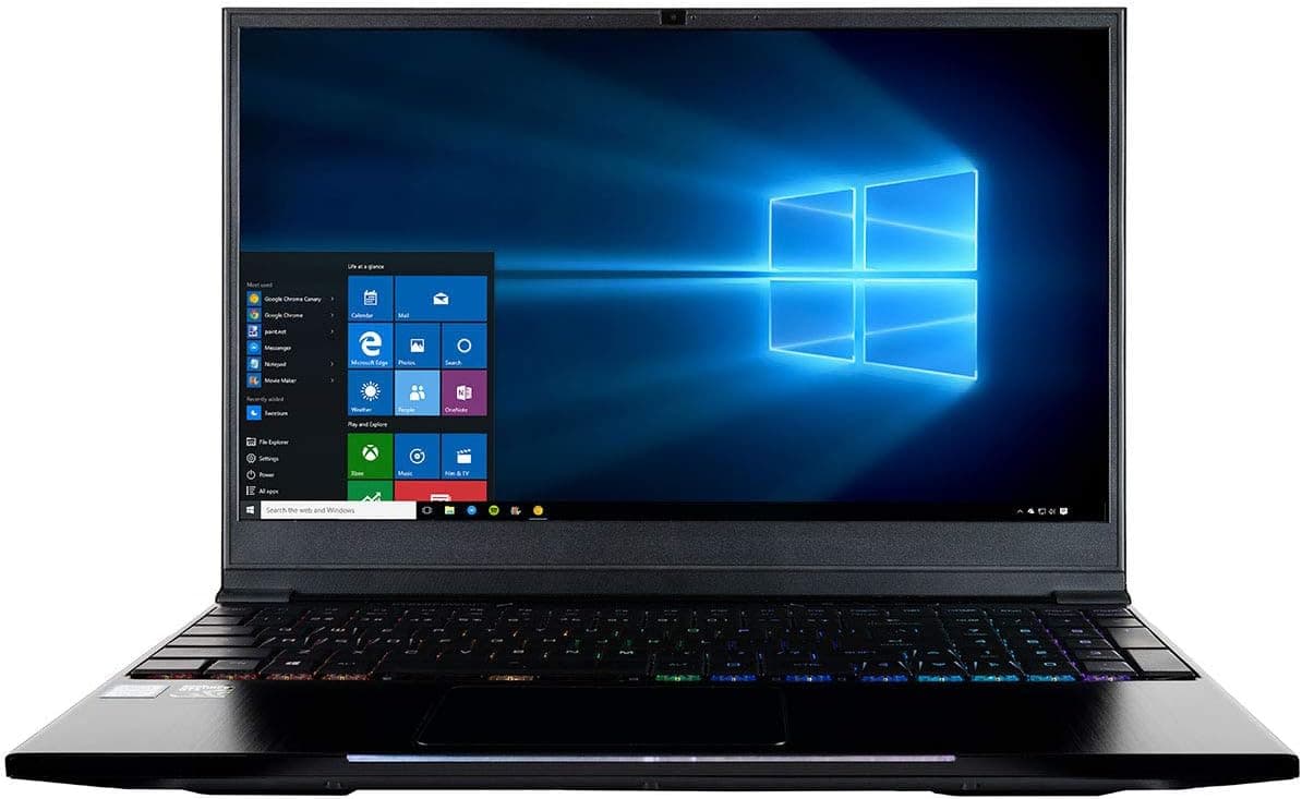 CUK Tracer Gaming Laptop (Intel i7-8750H, 32GB RAM, 500GB NVMe SSD + 1TB HDD, NVIDIA GeForce GTX 1060 6GB, 15.6" Full HD 144Hz IPS, RGB Keyboard, Windows 10 Home) Slim Gamers Notebook Computer