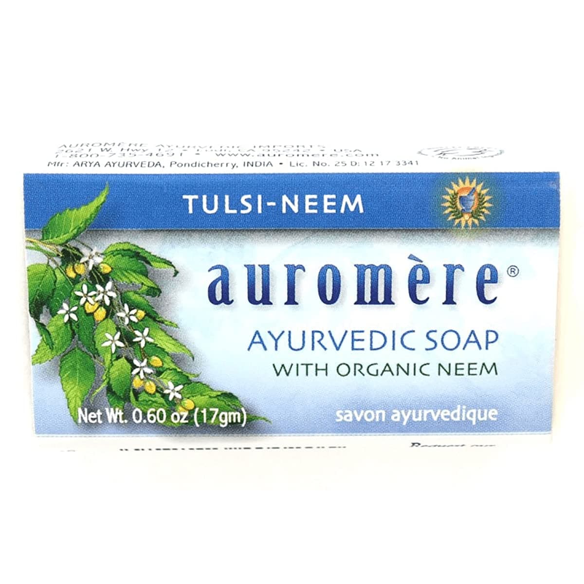 Ayurvedic Soap - Tulsi-Neem 0.71 Ounce (20 grams) Bar(S)