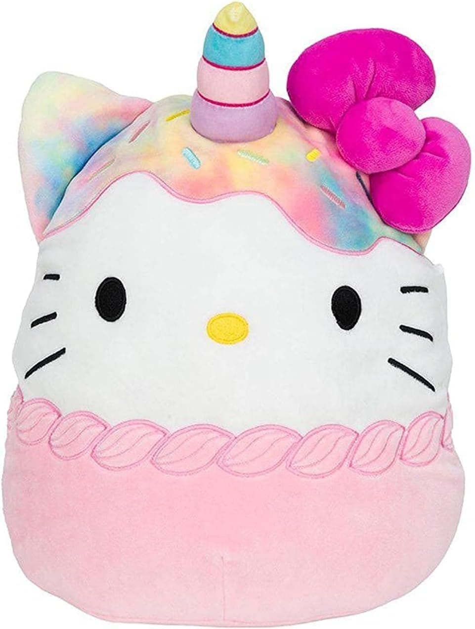 Squishmallows Official Kellytoy Sanrio Squad Squishy Stuffed Plush Toy Animal (Hello Kitty (Cupcake), 12 Inches)
