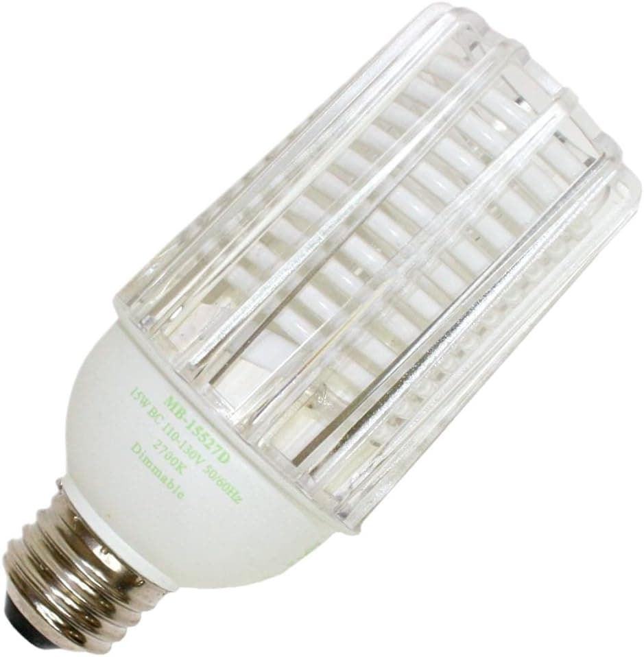 Litetronics 60770 - MB-15527D 15W CCFL MED 120V CL 2700K Dimmable Compact Fluorescent Light Bulb
