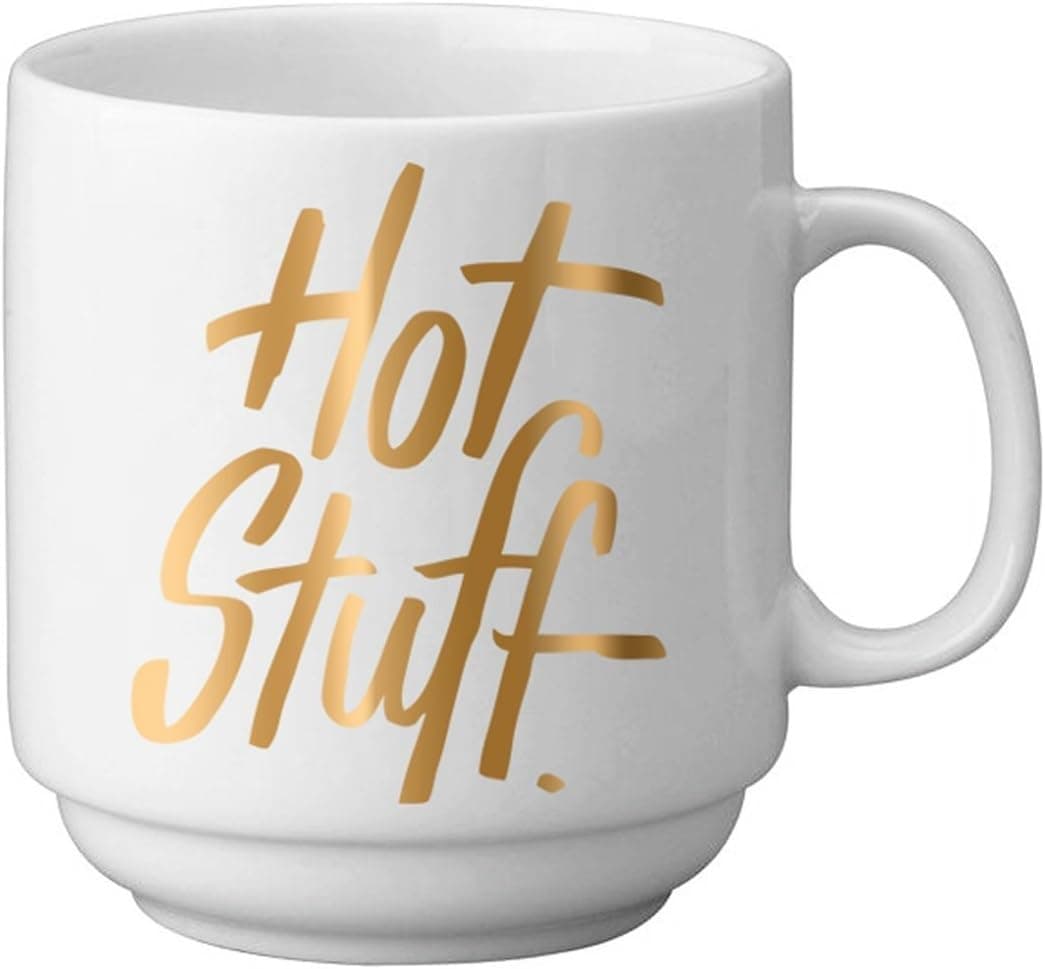 Easy, Tiger 12 oz Gold Foil Stackable Mug,"Hot Stuff"