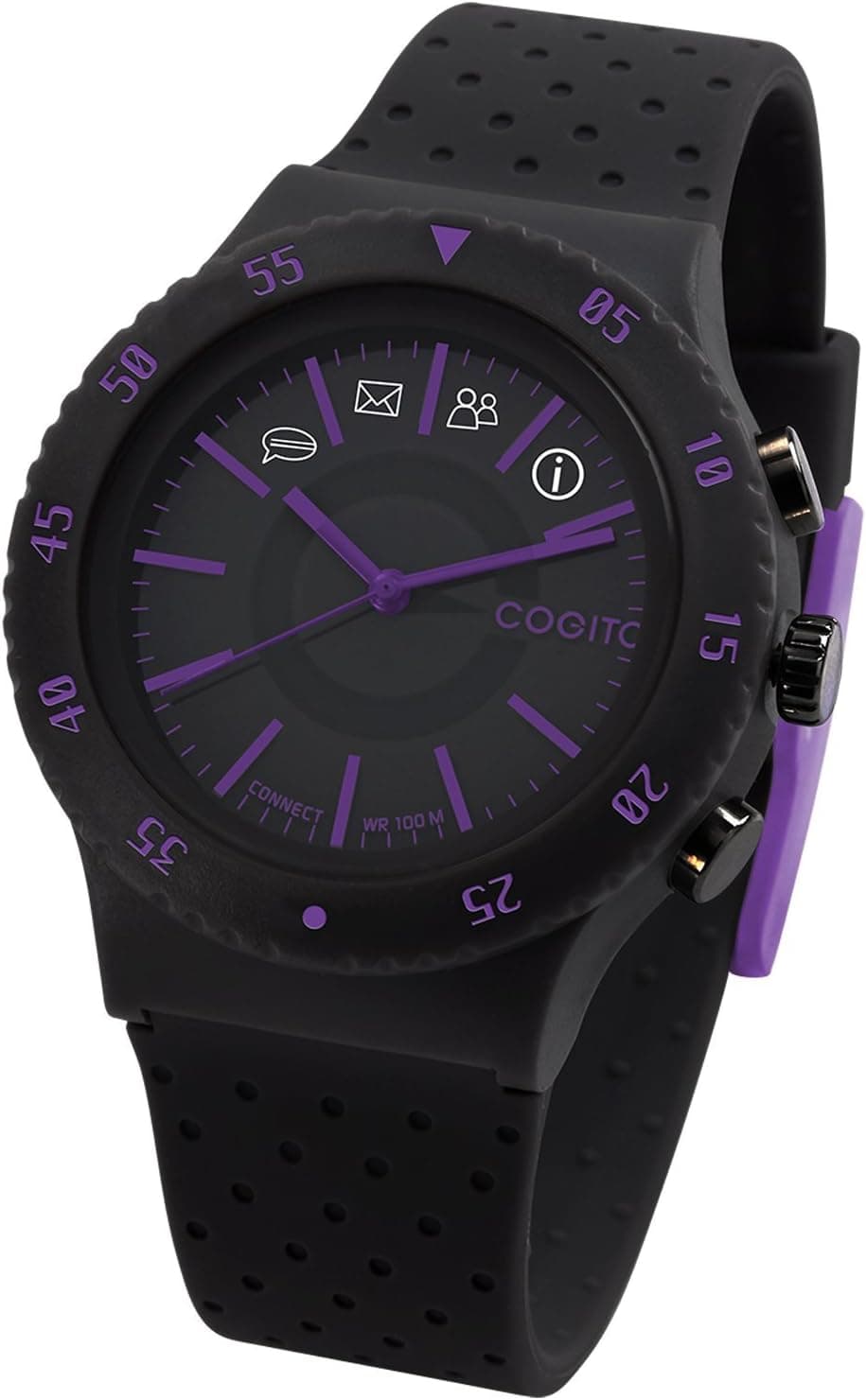 COGITO POP Smart Bluetooth Connected Watch- Black Panther - Black Panther