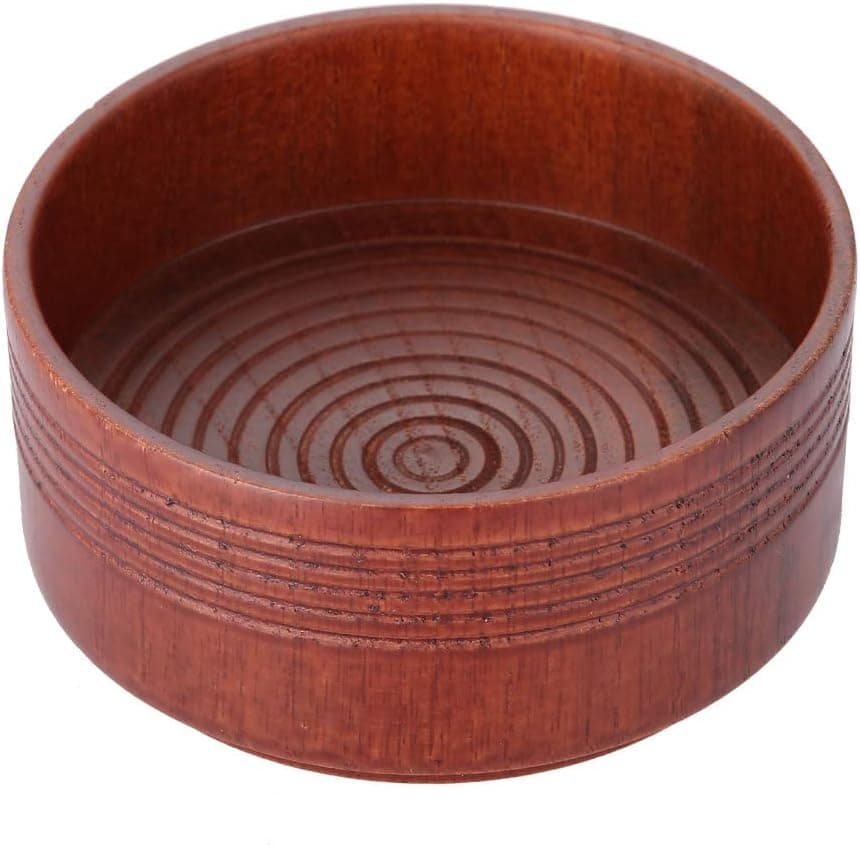 HURRISE Wooden Shaving Soap Bowl, Unbreakable Shaving Cup Soap Bowl Shaving Mens Shaving And Grooming Sets Shave Soap Cup,Smooth Shaving Mug Bowl For Shaving Mug Bowl