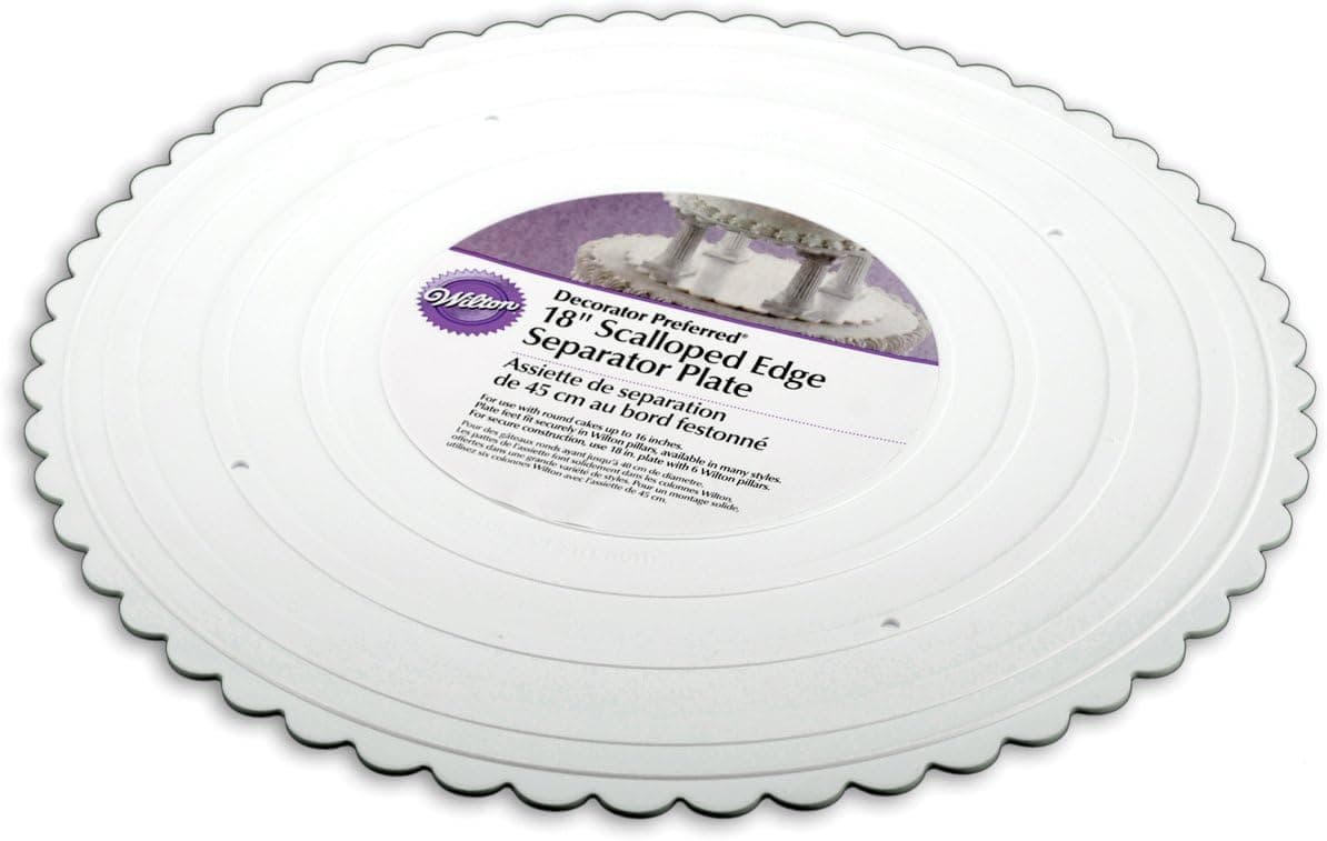 Wilton Decorator Preferred Round Plate for Cakes, 18-Inch