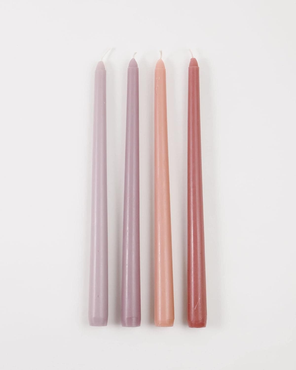 100% Beeswax Advent Candles/4pc Advent Christmas Candles/Purple and Pink Advent Candles