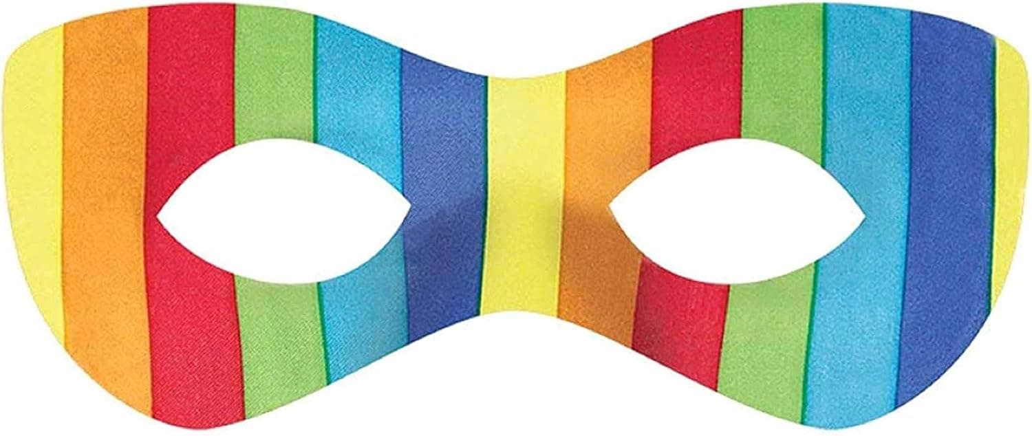 amscan Super Hero Mask, Party Accessory, Rainbow