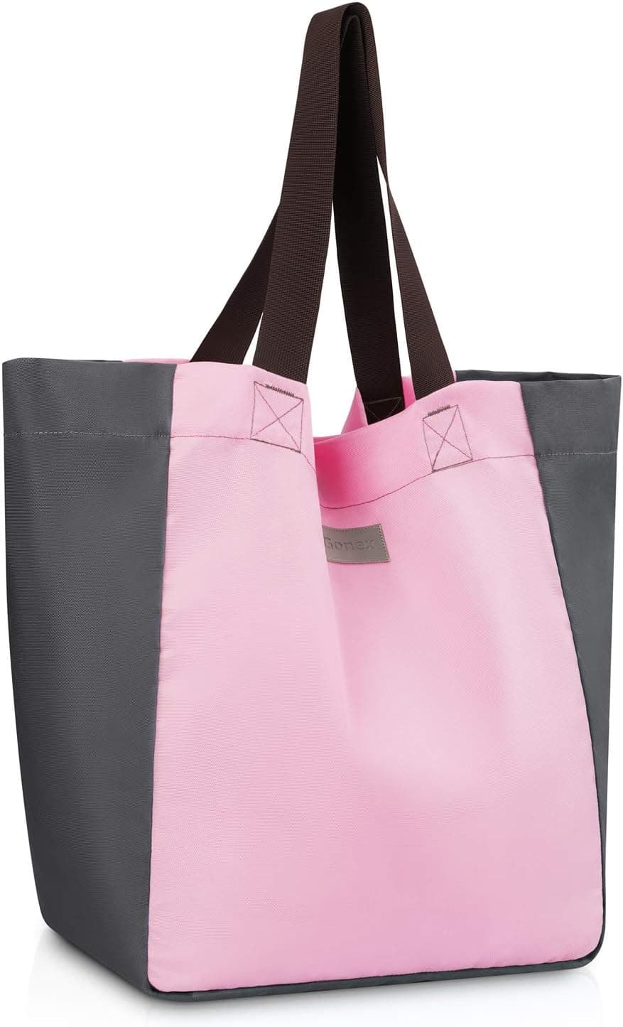 Gonex Large Reusable Grocery Bag, Durable Tote Beach Bag