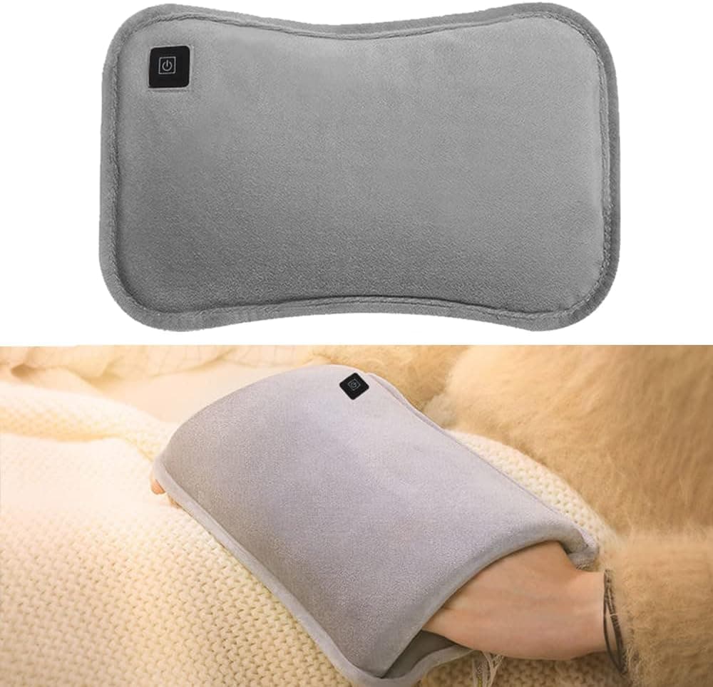 Electric Heated Pad Hand Warmer, Pocket Pouch Design Graphene Heating for Winter Outdoor Camping with 3 Levels Heat Setting,Portable USB Handwarmer Heater by Honwally(Power Bank not Included)