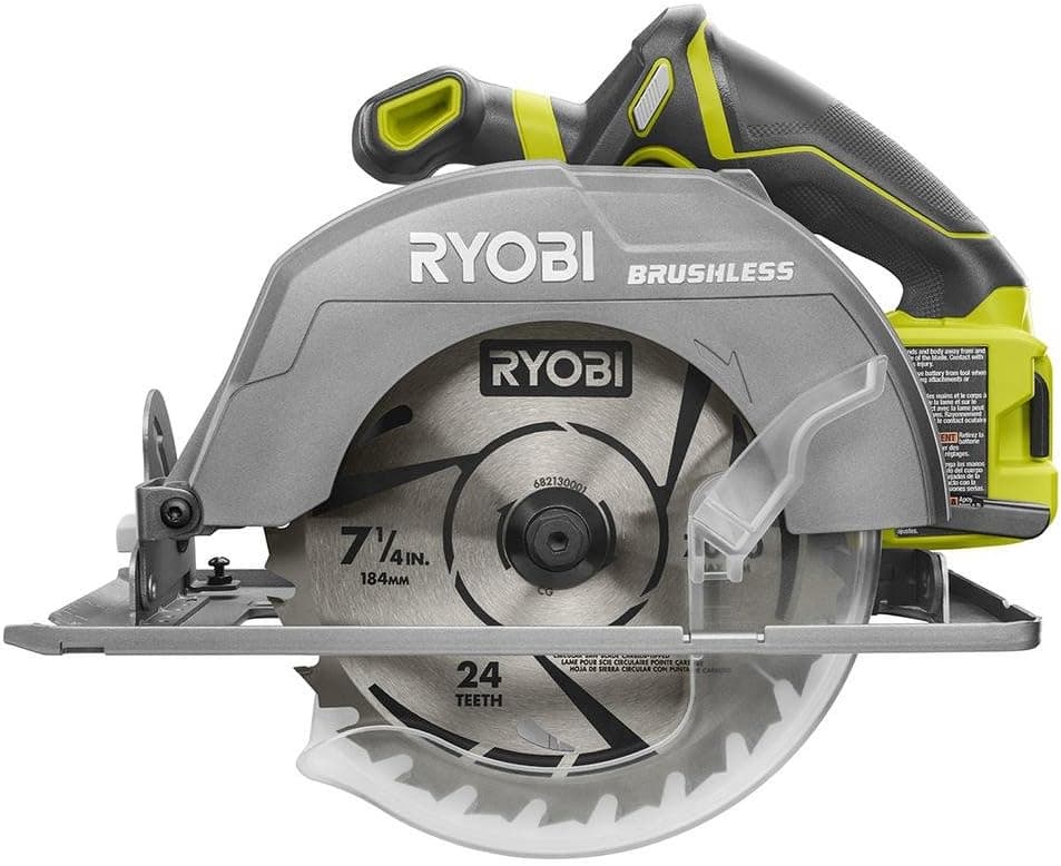 Ryobi 18-Volt ONE+ Cordless Brushless 7-1/4 in. Circular Saw (Tool Only)(Bulk Packaged, Non-Retail Packaging)