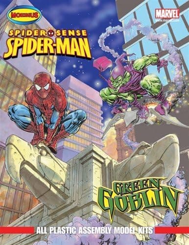 Moebius Spider Sense Spider Man and Green Goblin Plastic Assembly Model Kits