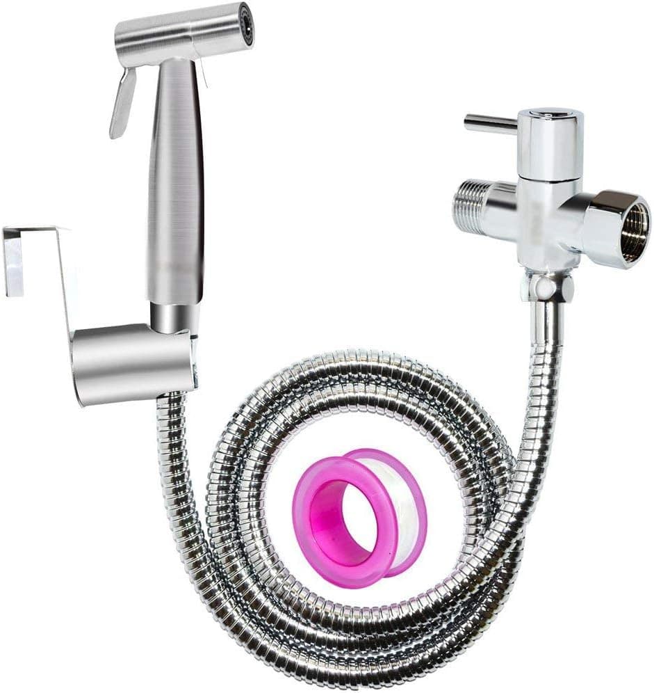 Handheld Bidet Spray Hygienic Shower Set Toilet Shattaf Sprayer Douche kit Bidet Faucet 304 Stainless Steel Bidet Spray Head Set