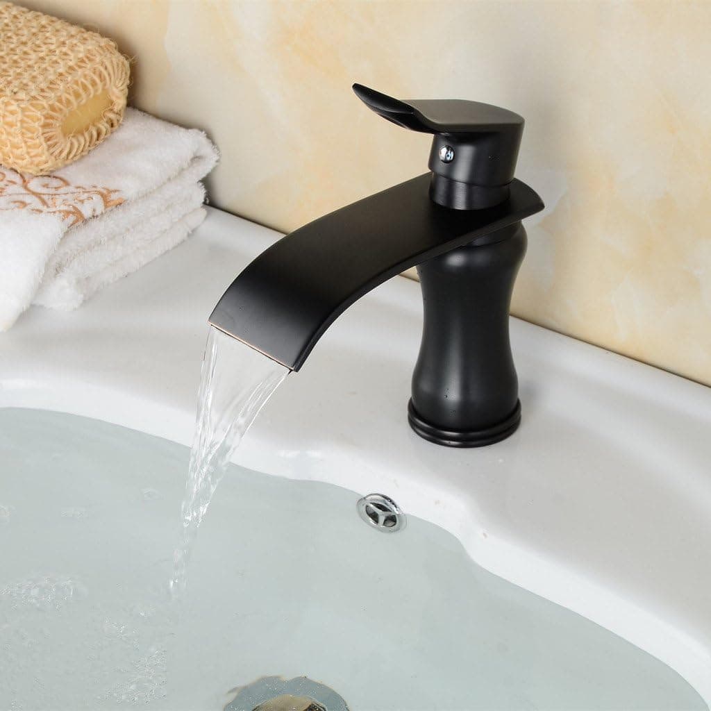 Greenspring Bronze Single Handle Bathroom Sink Faucet Lavatory Vanity,Oil Rubbed Bronze