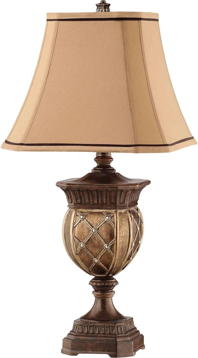 Stein World 90012 Gold And Bronze Resin Table Lamp