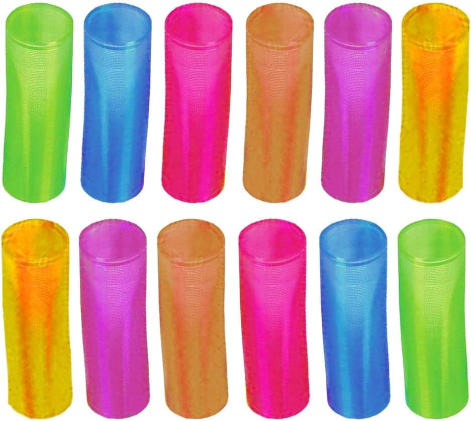 Kicko Super Long Mini Coil Springs - 12 Pack - Classic Spiral Toy in Assorted Colors for Class Rewards, Playtime Activity, Easter Goody Baskets, Birthday Party, Gift - 4 Inch