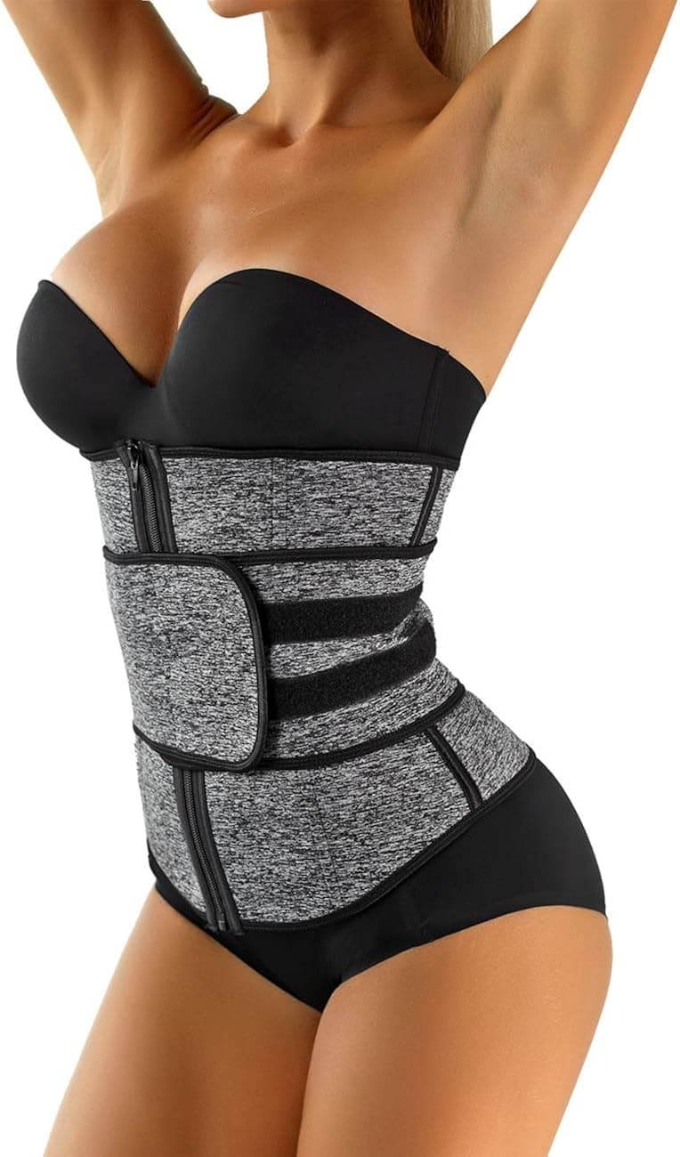 Vetinee Waist Trimmer for Women Weight Loss, Waist Trainer Belt Slimming Body Shaper Cincher
