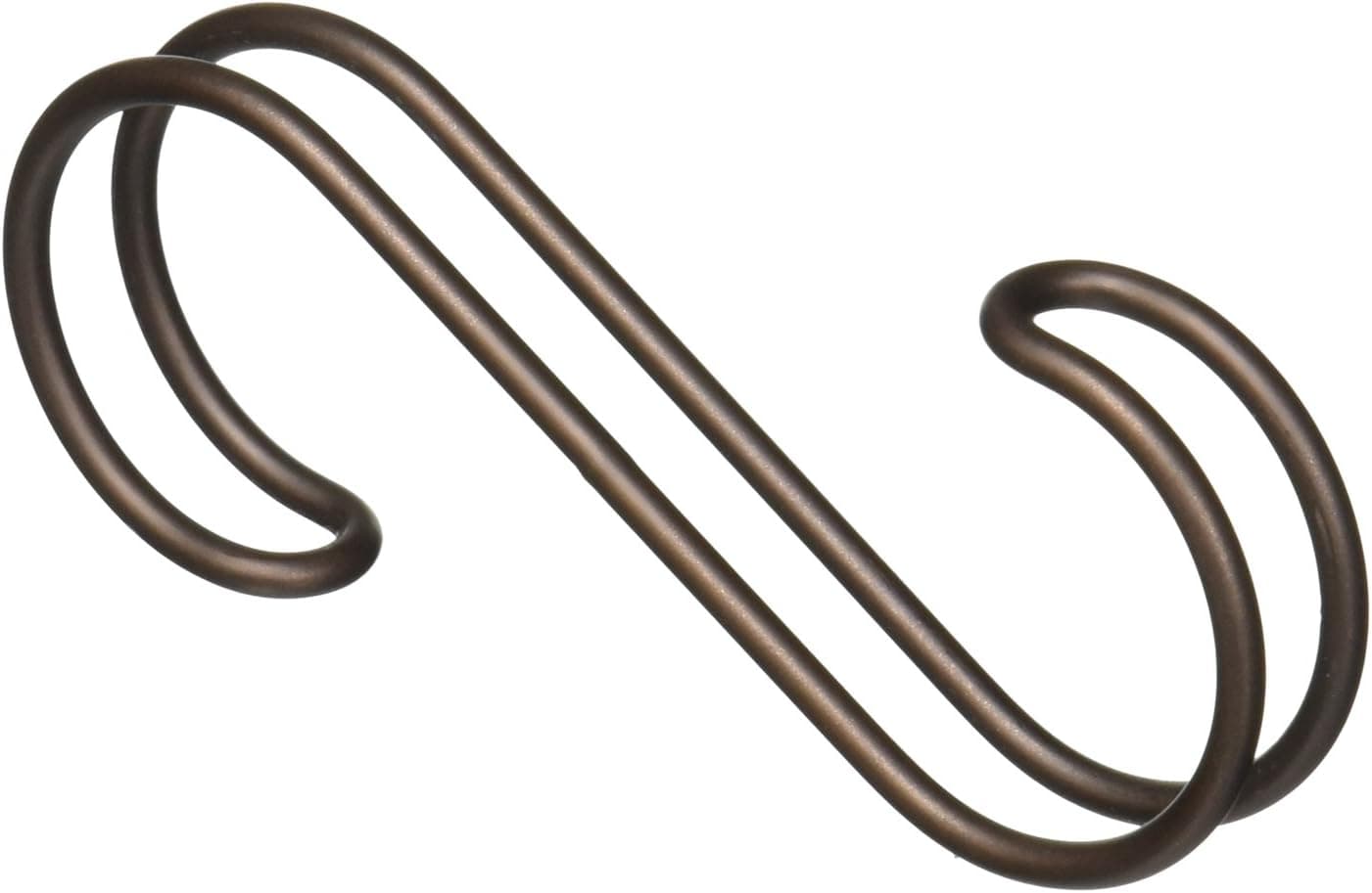 iDesign Classico Over the Rod, Closet Accessory Hook Organizer for Ties, Belts, Handbags - Bronze