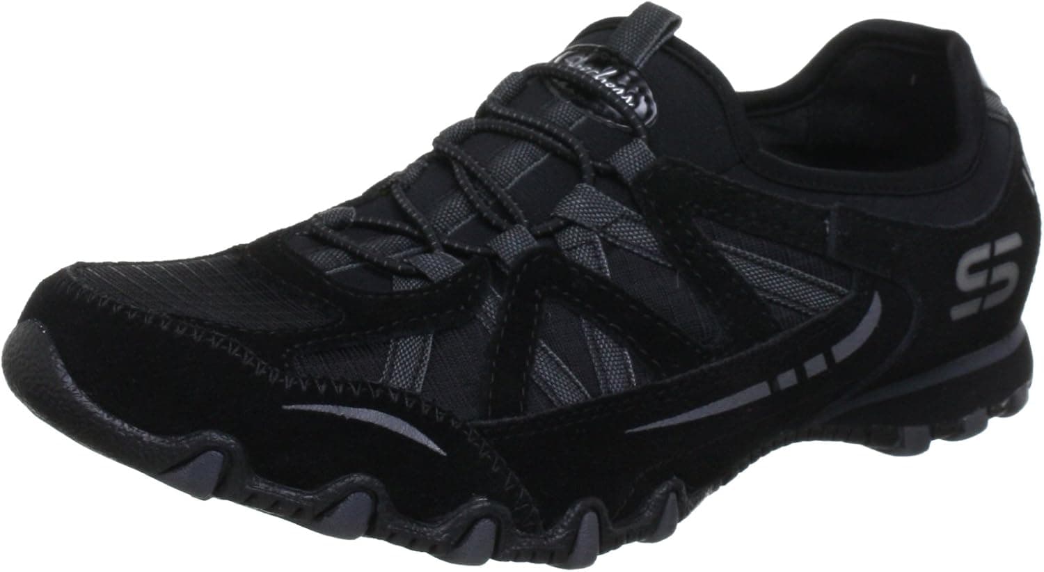 Skechers Womens Bikers Equation Low-Top Trainers