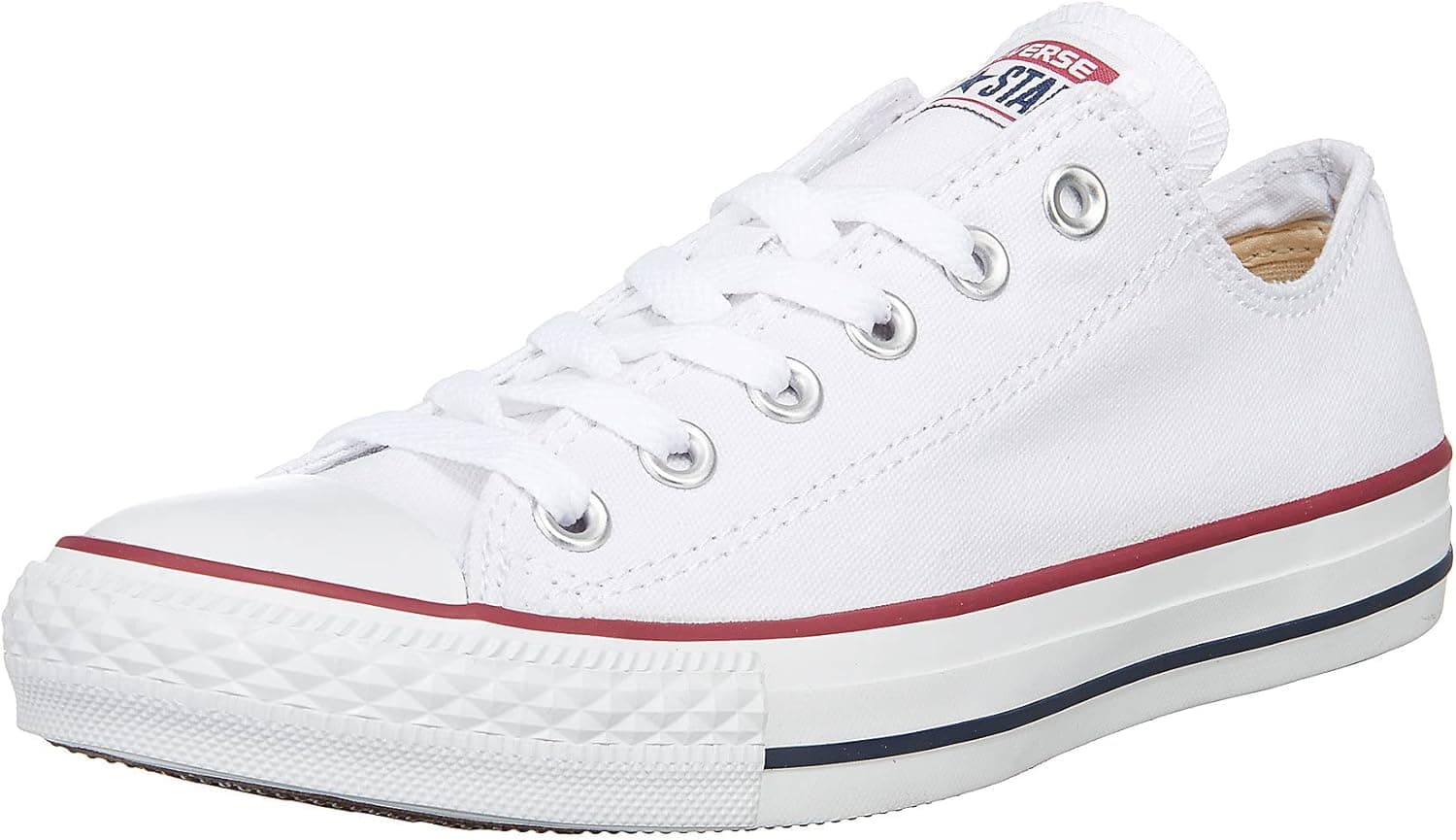 Converse Unisex Chuck Taylor All Star Low Top Optical White Sneakers - 14 D(M)