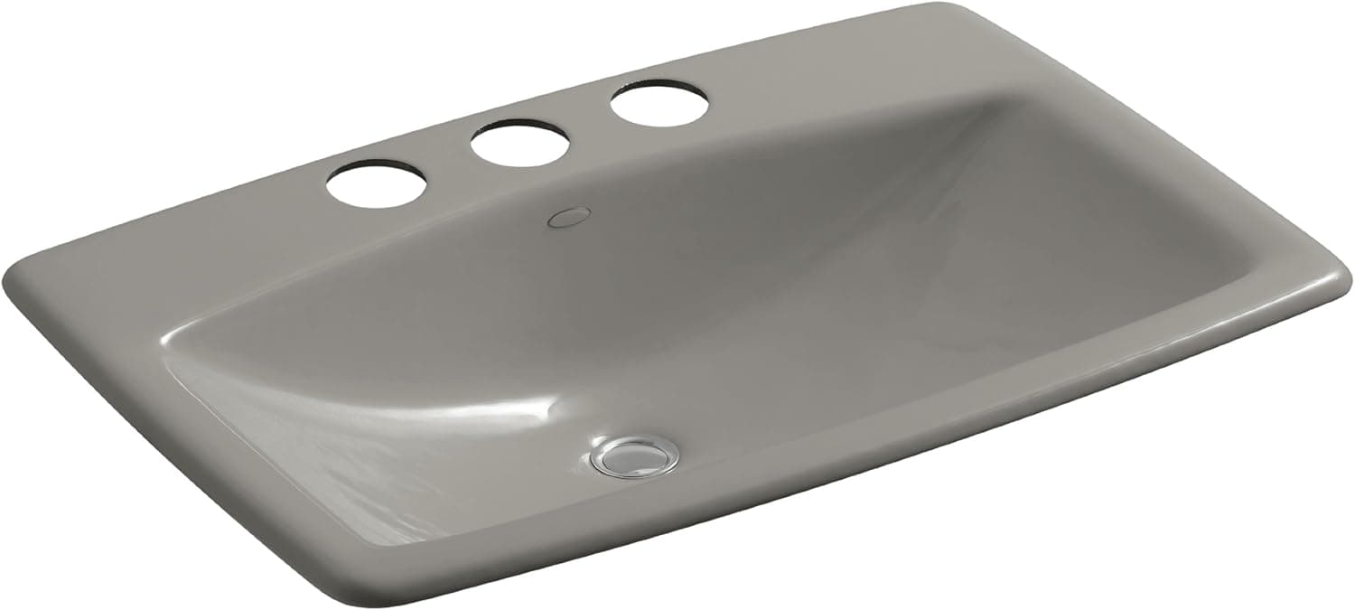 KOHLER K-2885-8U-K4 Man's Lav Undercounter Bathroom Sink with 8" Centers, Cashmere