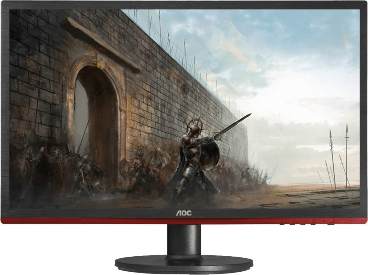 AOC G2460VQ6 Gaming - LED Monitor - 24 inch (24 inch viewable) - 1920 x 1080 Full HD (1080p) - 250 cd/m2-1000:1-1 ms - HDMI, VGA, DisplayPort - Speakers - Black