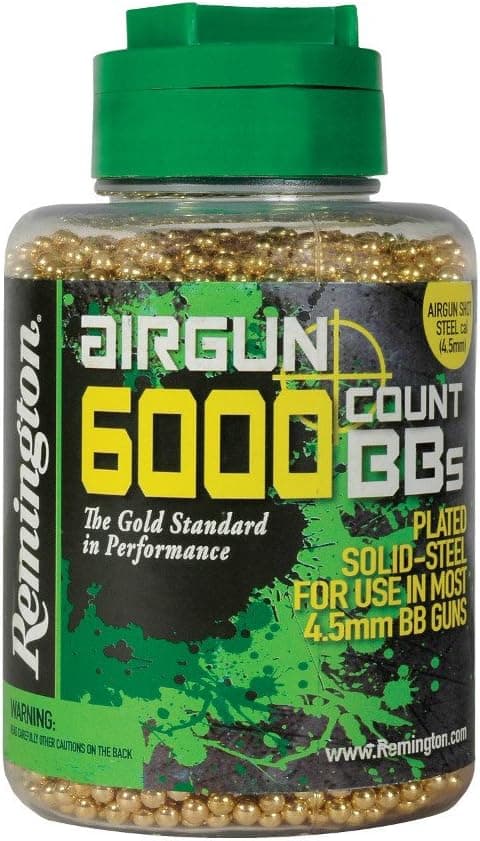 Remington Airgun .177 Cal Steel BBs, 6000 count (89424)