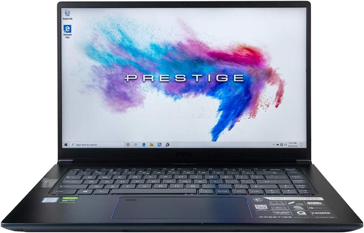 CUK MSI PS63 Modern Slim Gamer Notebook (Intel i7-8565U, 32GB RAM, 1TB NVMe SSD, NVIDIA GeForce GTX 1050 Ti 4GB Max-Q, 15.6" FHD IPS-Level, Windows 10 Home) Thin Gaming Laptop Computer