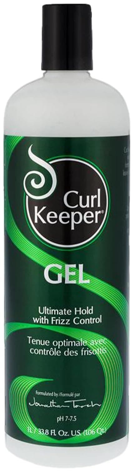 Curl Keeper Hair Gel - Ultimate Hold with Frizz Control 33.8 oz