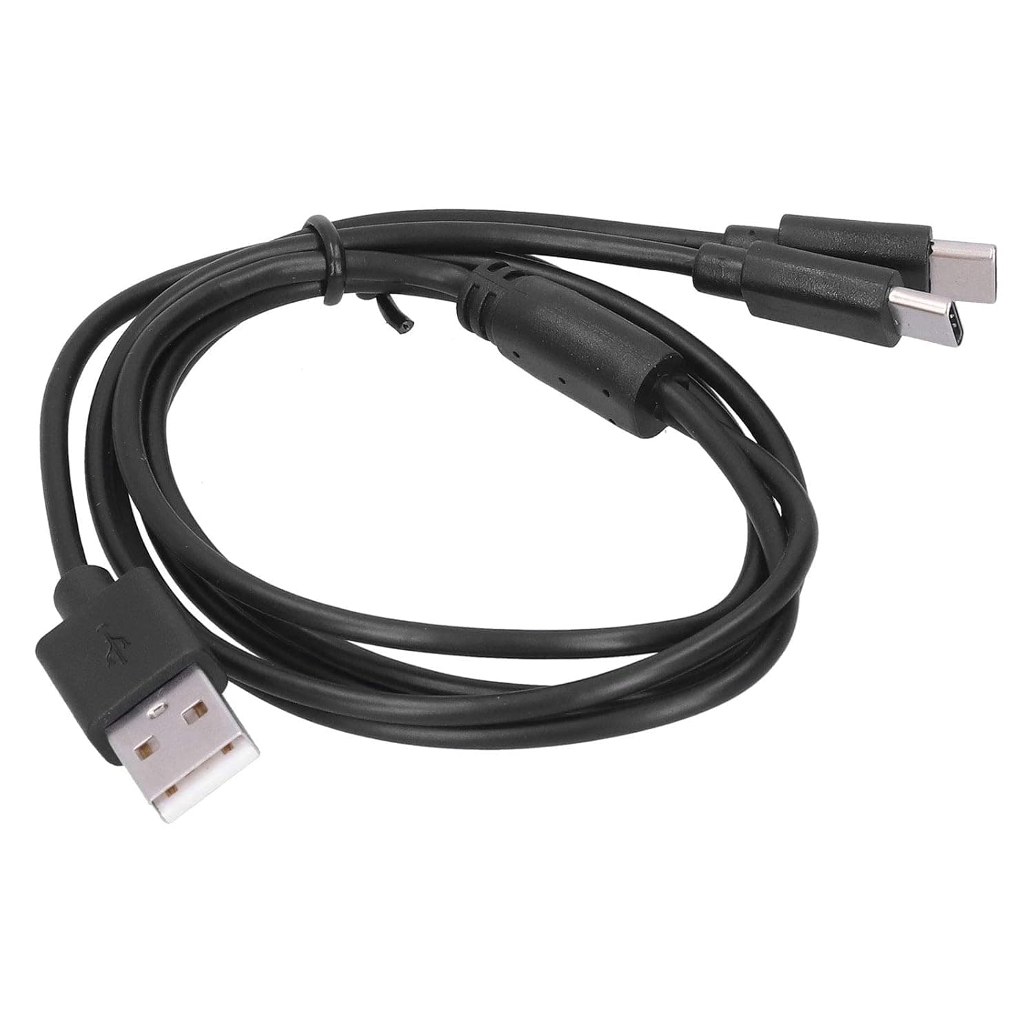 Bindpo 2 in 1 Power Cable, USB to Dual Port TypeC Splitter Charging Cable(39inch), 2 in 1 Multi Charging Cable for DJI for OSMO Pocket 2 and Other Electronic Devices