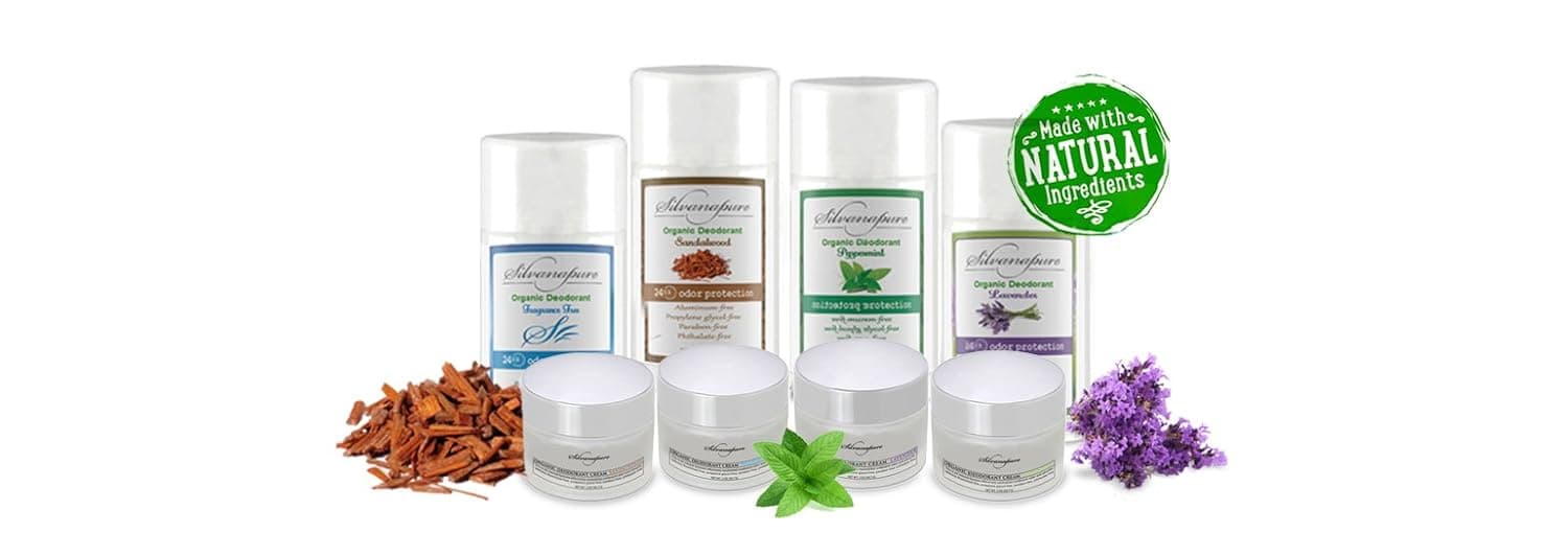 Organic Natural Deodorant"Sandalwood 2 oz" All Day Protection - Aluminum-Free (NOT an antiperspirant)