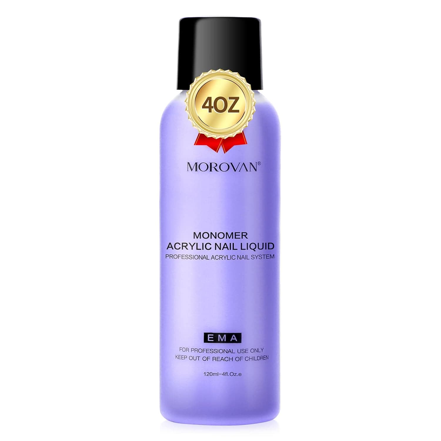 MOROVAN NAIL FLOWERS MONOMER Acrylic Nail Liquid 4 OZ. for Doing Acrylic Nails Nail Extension Nail Art Non-Yellow