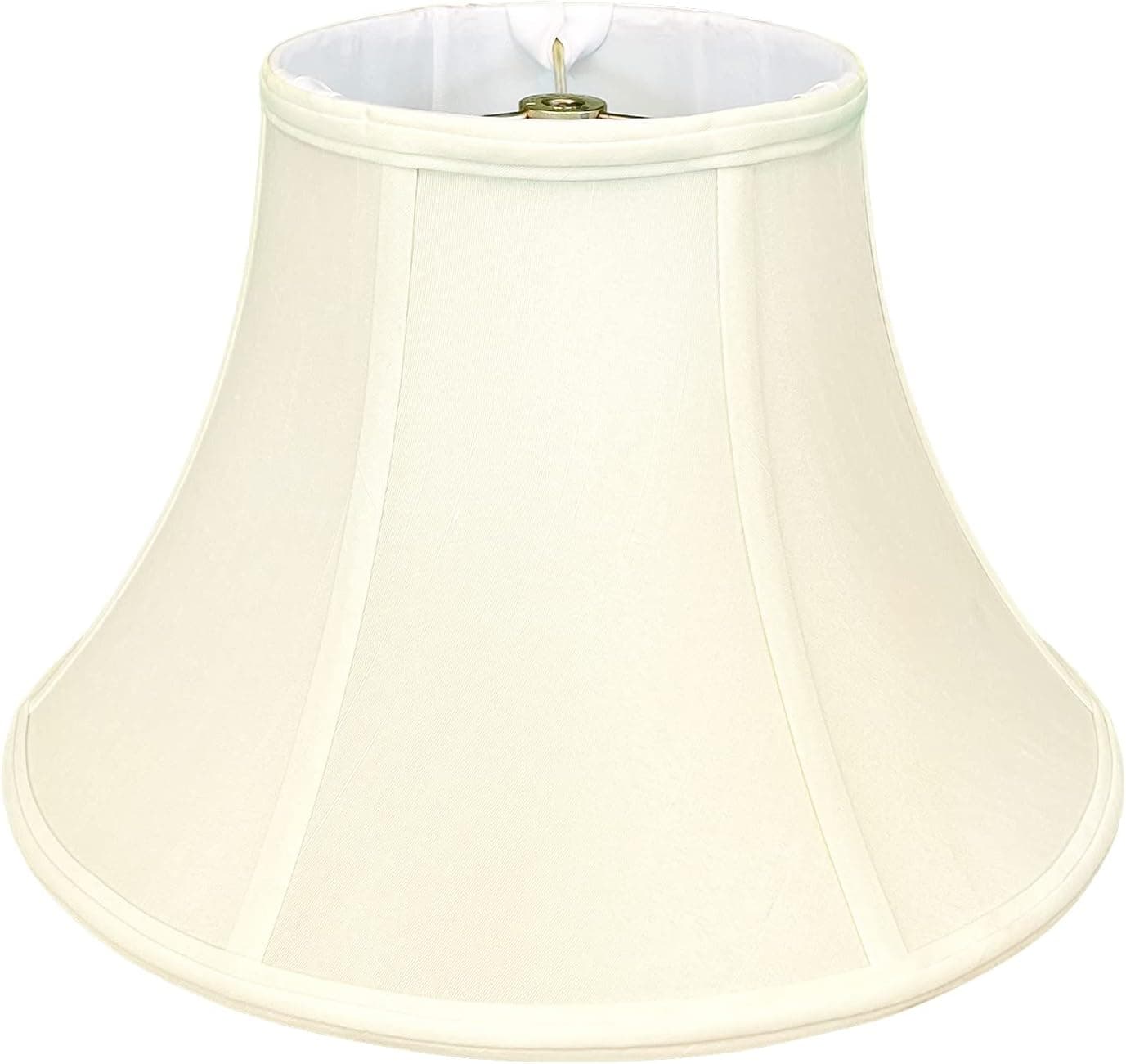 Royal Designs Shallow Bell Basic Lamp Shade, Eggshell, 5.5 x 11.5 x 7.75