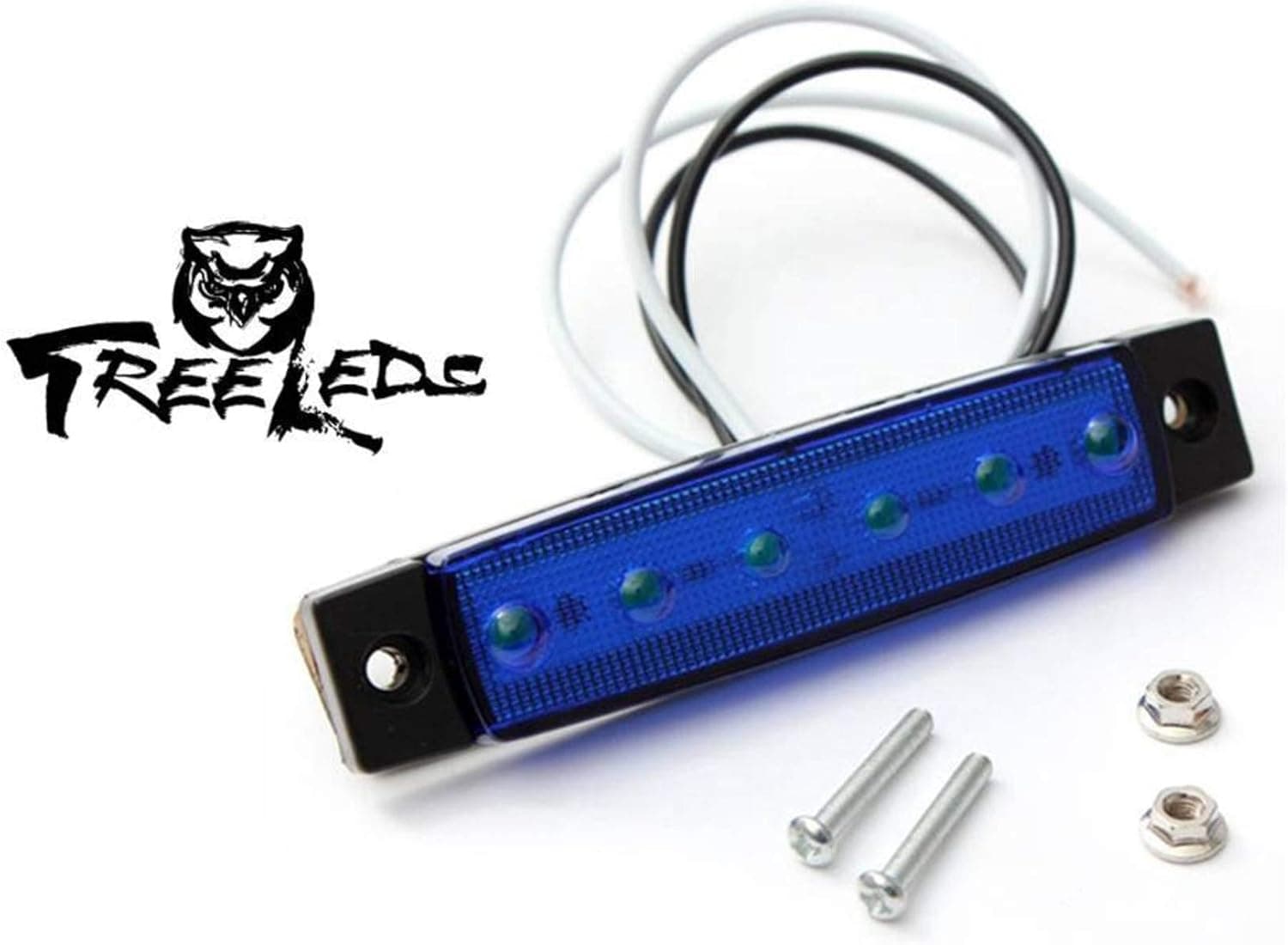 Tree Leds Interior Boat Light Marine Strip Utility LED Deck Lights for Boats 12 Volts (Pack of 2)
