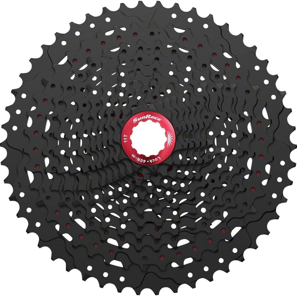 SunRace MX8 11-Speed 11-50T Cassette: Black